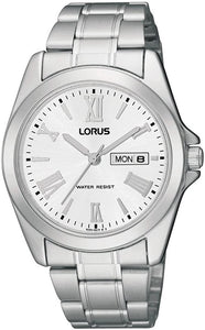 LORUS Gents Watch Day/Date silver bracelet