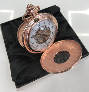 Boxx Pocket Watch Double Hunter Rose Gold