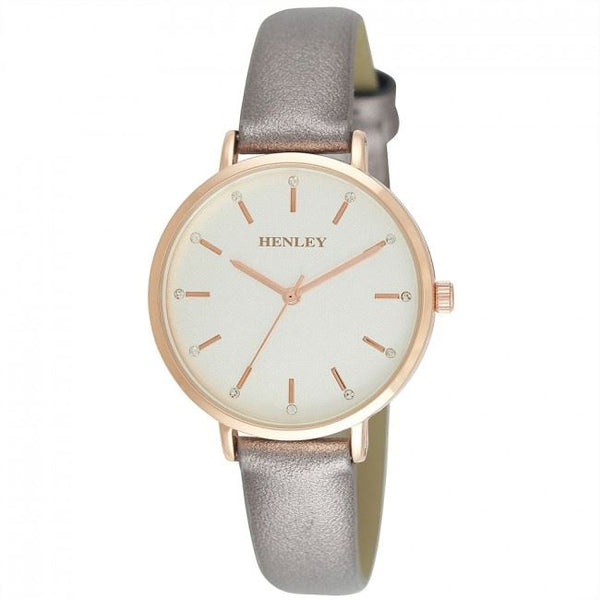 Henley Women's Fashion Casual Metallic Strap Watch