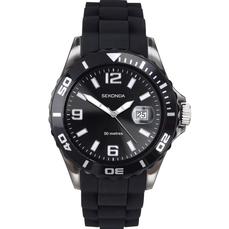 Sekonda men's watches hot sale rubber strap