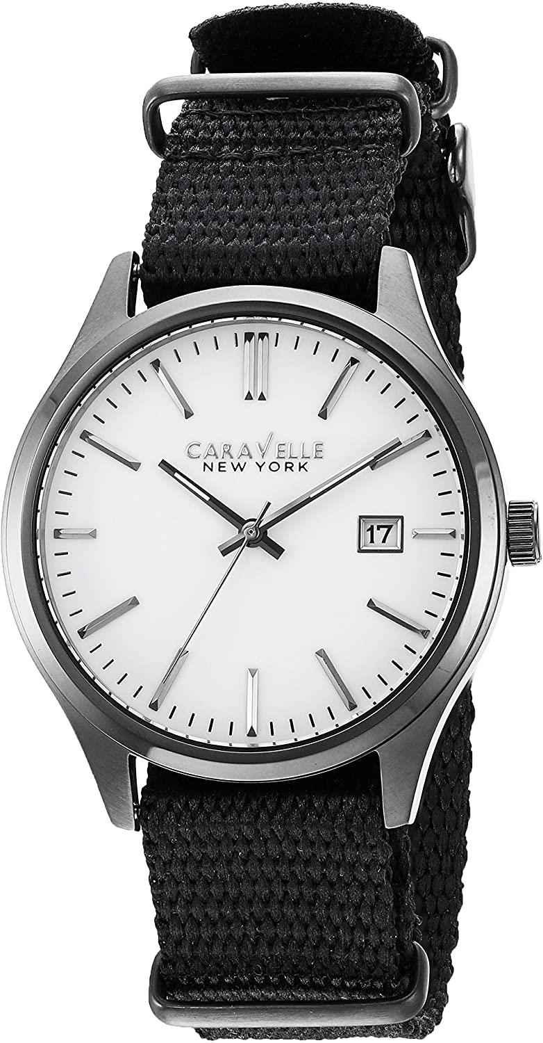 Caravelle New York Men s Quartz Stainless Steel Dress Watch Just